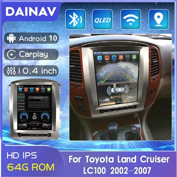 2din Android autoraadio GPS navigatsiooni Toyota land cruiser LC100 2002-2007 multimeedia mängija autoradio DVD-mängija juhtseade