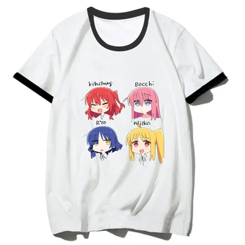Bocchi Rock Manga Ryo tshirt Jaapani naiste t-särgid tüdruk streetwear harajuku anime riided