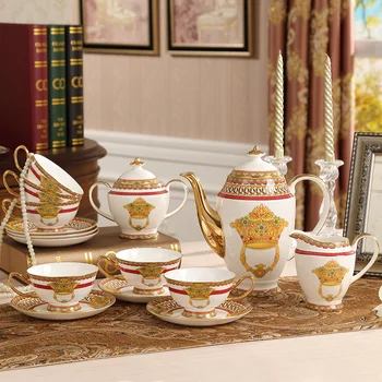 keraamilised 15-tükk, kohvi komplekt tee sätestatud tee tassi komplekt Briti pärastlõunane tee pulmad kingitused