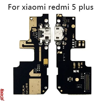 Laadimine USB Pordi Laadija Juhatuse Flex Kaabel Xiaomi Redmi 5 Pluss Dock Pistik Pesa Mikrofoni Flex Kaabel