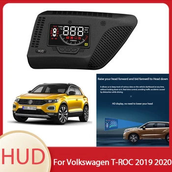 Ohutu juhtimise süsteem Ekraan Täis Funktsiooni OBD Auto HUD Head Up Display Projektor Esiklaas Volkswagen T-ROC 2019 2020