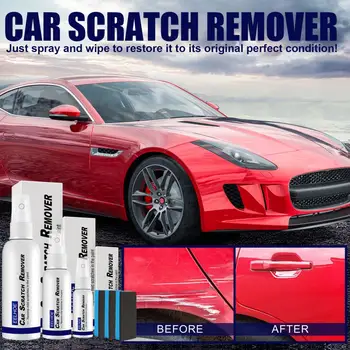 1 Komplekt Kasulik Anti Scratch Spray Efektiivne Muutmine Ohutuks Taastada Sära Auto Scratch Remover Spray