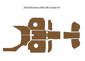 2018 Monterey M45 OB Kabiini Kit Paat EVA Faux Vaht Teak korruse Põrand Pad