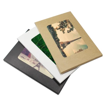 50tk/ Palju 10.2*15.5+0.5 cm Universal Jõupaber Aknas Pack Kast, Foto -, Postkaardi-Kaart Pakkimine Jõupaber Lahtrid Aken