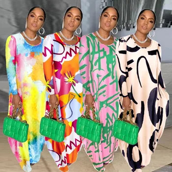 Aafrika Kleidid Naistele 2023 Primavera Dashiki Kleit Aafrika Riided Fashion Elegantne Maxi Kleidid Daamid Aafrika Riided