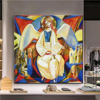 abstraktne 5D diamond maali ring diamond püha perekonna ristpistes ruut vee diamond usuliste DIY Jeesus diamond maali