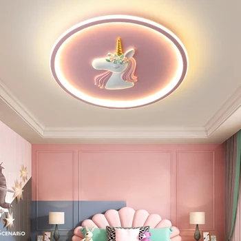 Angel lamp tüdruk Põhjamaade kaasaegse lihtne creative eye care led cartoon Princess Room laste lamp magamistuba lae lamp