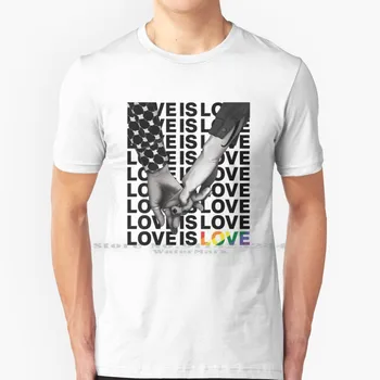 Armastus On armastus T-Särk Puuvillane 6XL Shadowhunters Lgbtqia Malec armastus On Armastus Käed