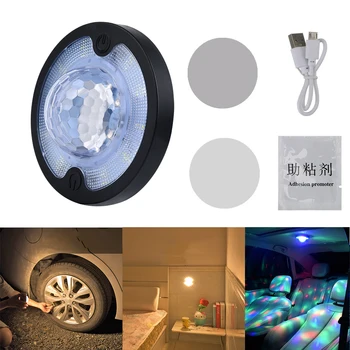Auto RGB Interjöör Ümbritseva Valguse LED Lakke Lamp Auto Lugemine Kerge Auto Stiil Öö Valguses Autode Pere Poole