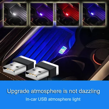 auto USB LED-Modelleerimine Valguse usb Ümbritseva Valguse eest Lada Granta Kalina Priora Vaz Niva Largus 2107 2110 2114 4x4 Xray