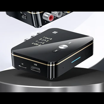 Bluetooth-Vastuvõtja, Saatja 5.0 NFC Stereo 3.5 mm AUX-Pesa RCA-Optiline Juhtmeta heliadapteri Mic IR Kaugjuhtimispult TV PC