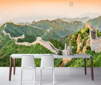 Hiina Maastik Tapeet, Great Wall, 3D Foto Pannoo jaoks elutuba, Magamistuba Diivan Taust Seina Veekindel Tapeet
