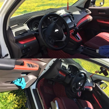 Honda CRV 2012-2016 Isekleepuv Auto Kleebised Carbon Fiber Vinyl Auto kleebised ja Kleebised Auto Stiil Tarvikud