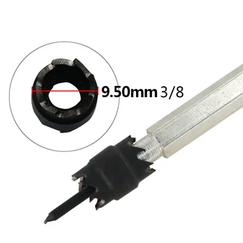 HSS 6542 8mm/9,5 mm jootma ühine puur nägi hamba kuusnurkne käepide eemaldada elektrilise tööriista varruka ankur natuke.