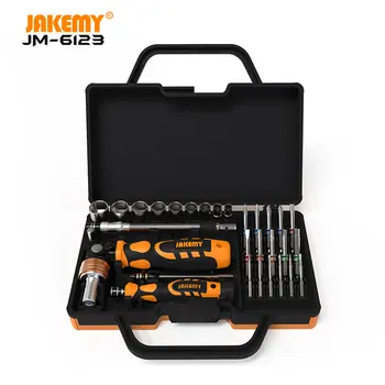 JAKEMY JM-6123 Tootja 31 tk Värv Ringi riistvara käsi electric screwdriver set remont vahend diy Käsi-tööriistade Komplekt