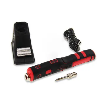 Juhtmeta Juhtmeta jootekolb USB Laetav Ere LED Valgus/Jootmine Nippi/Stand/Jootmine Juhtmed DIY Tööriist