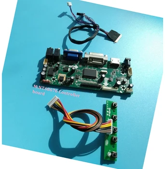 Komplekt LTN101NT07 LED LCD 1024*600 HDMI-DVI-VGA LVDS Töötleja juht pardal DIY ekraani kaabel