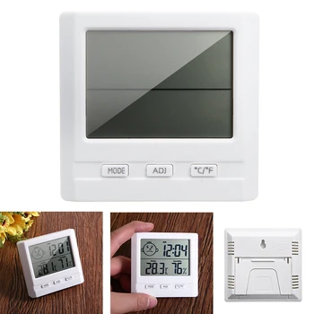 LCD-Termomeeter Hygrometer Näidik Näidik Indoor/Outdoor ilmajaamas Automaatne Elektrooniline Termomeeter
