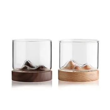 Mägi Veini Klaas Tahke Puidust Alt Viski Klaasid Jaapani Leibkonna Tee Tass täispuidust Baasi Viski Klaasid