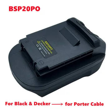 Näiteks Stanley BSP20PO Jaoks Black & Decker Aku Adapter 20V Liitium Aku Porter Cable 18V elektritööriistade PC18BLX PCC680L PC18B