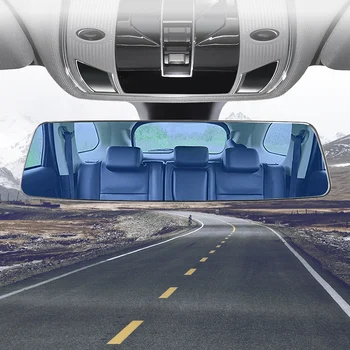 Sinine Frameless Auto Tahavaatepeegli Lastele Anti Glare Wide Angle 2.5 D Täisekraanil Micro Kõver Klaas Auto Tarvikud Interjöör