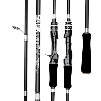 Süsiniku Kalapüügi Peibutis Rod Ketramine Casting Rod Bass Pole 1.8/2.1/2.4 m 2 Punktides M Power Sööt Kaal 5-25g kalastustarbed