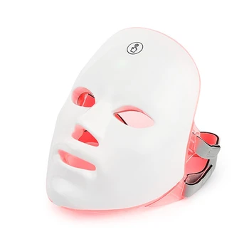 USB-Laadimine 7Colors LED Näo Mask Footon Ravi Naha Noorendamine Anti Akne Kirtsutama Eemaldamine Skin Care Mask Nahka Valgendav