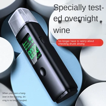 Uue põlvkonna kaasaskantav joobes alkoholi tester, täpne sensor punane ja roheline tuli koju alkoholi tester, huuliku